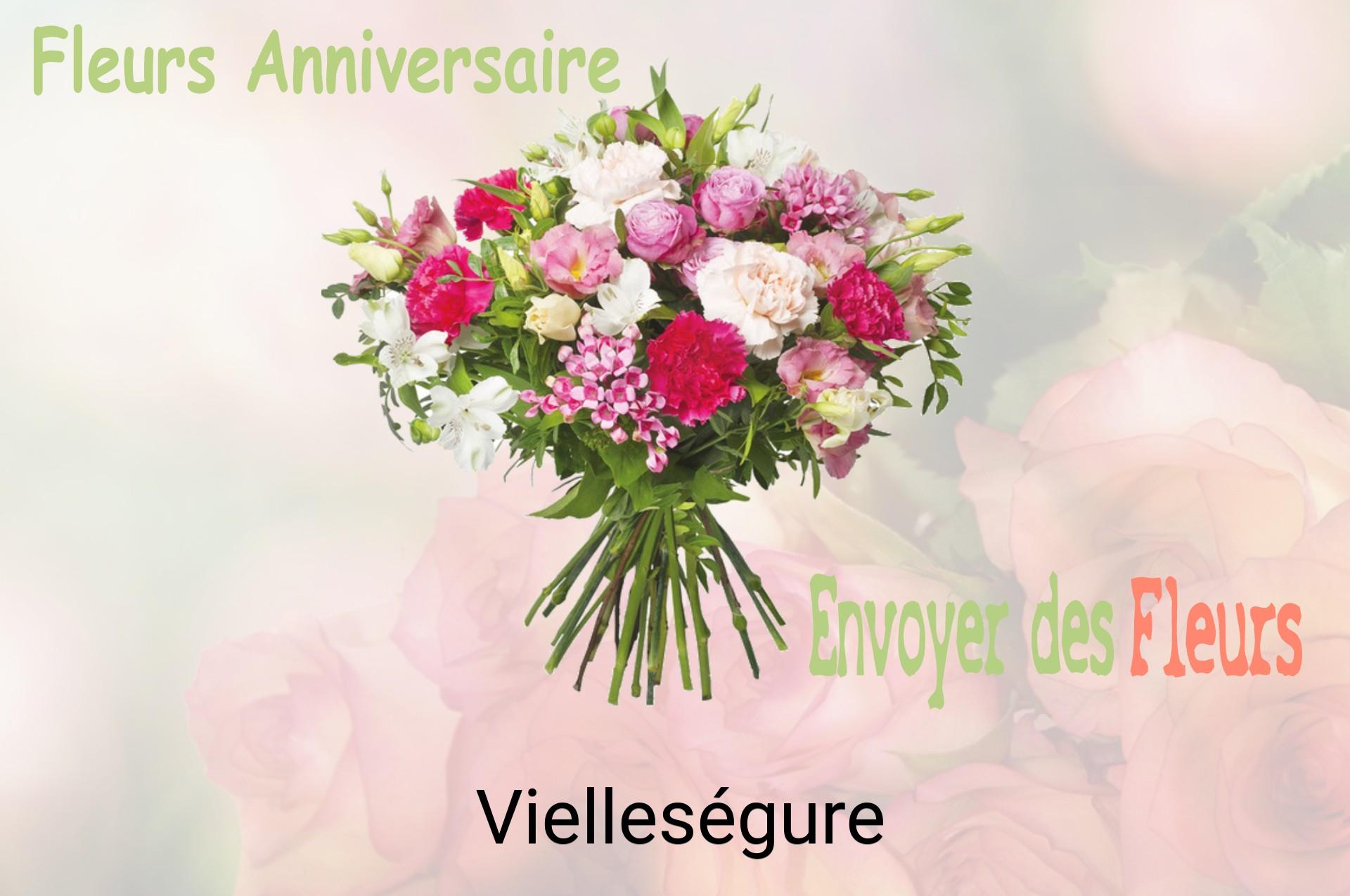 Bouquet de fleurs d’anniversaire livré à Vielleségure