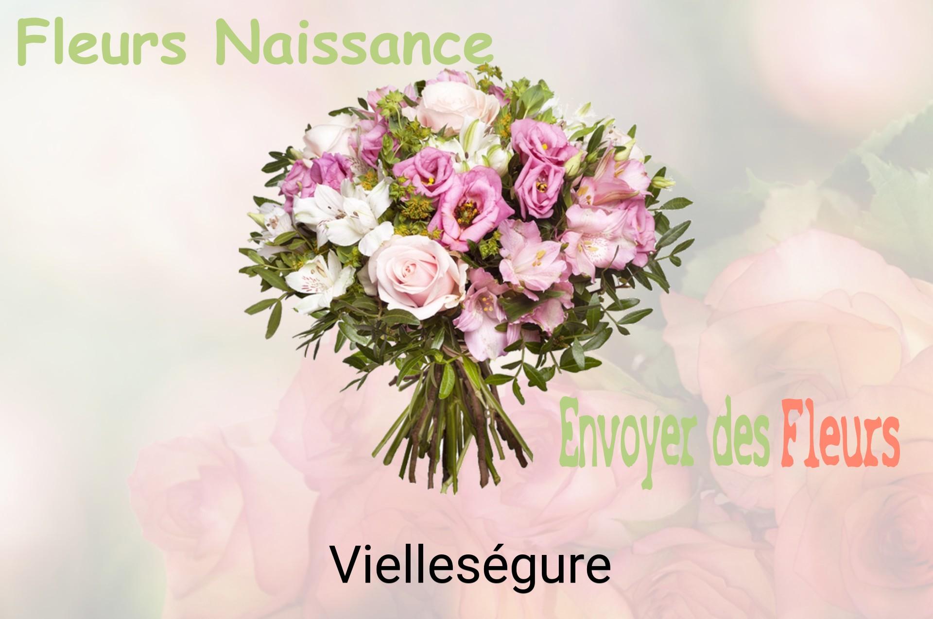 Bouquet de fleurs de naissance livré à Vielleségure